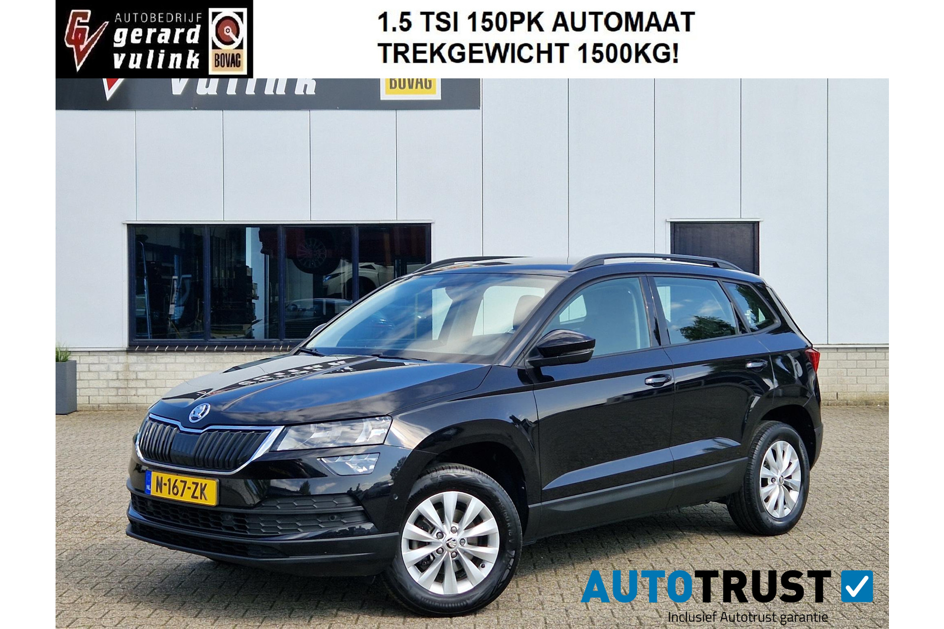 Škoda Karoq 1.5 TSI AUTOMAAT Business Edition TREKHAAK ECC 45636671-0.jpg | Autobedrijf Gerard Vulink